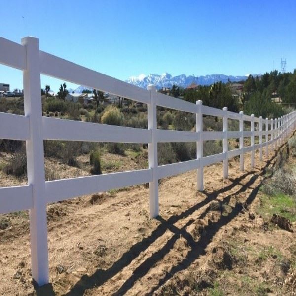 3Rail Vinyl Ranch Rail Fencing