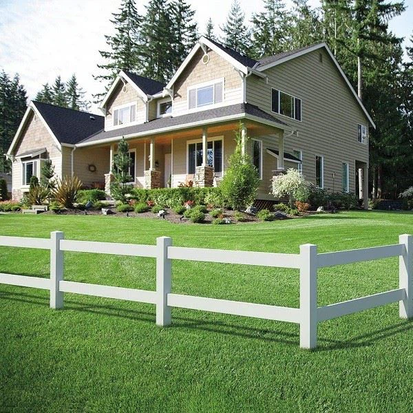 Vinyl Ranch Rail Fencing