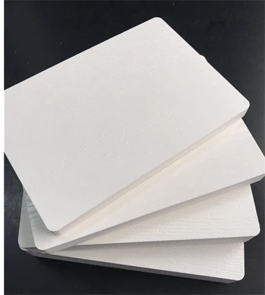 Pissarra blanca plana de PVC