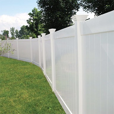 Panells de tanca de vinil PVC