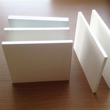 Làmines blanques d'escuma de PVC de 10 mm