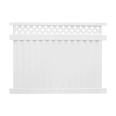 Panell de tanca de privadesa de vinil blanc