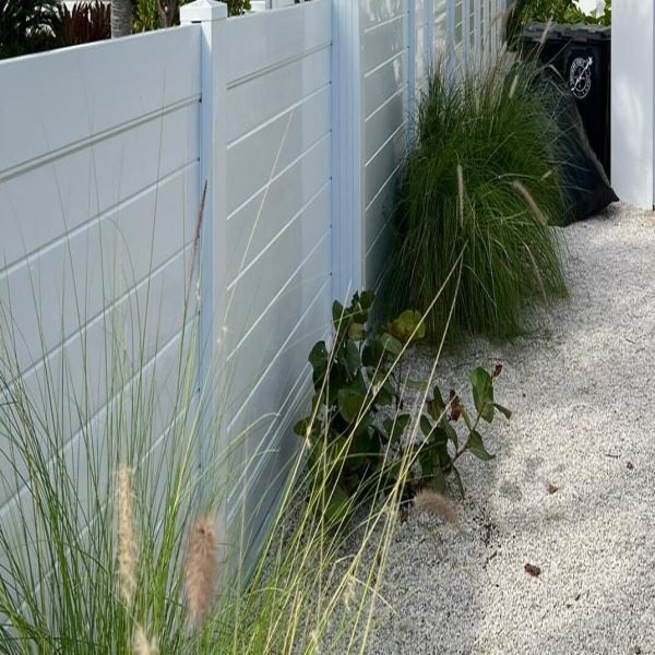 H Post PVC Fence